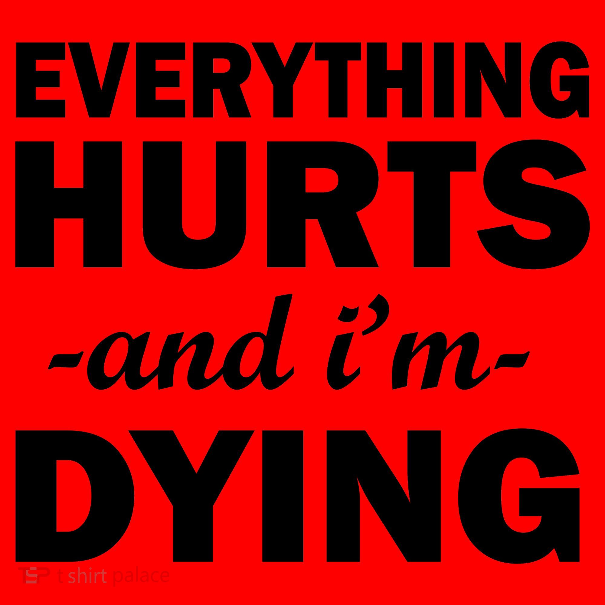 Everything Hurts And I'm Dying Santa Hat