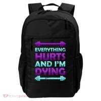 Everything Hurts And I'm Dying Exercise Backpack thumb 0