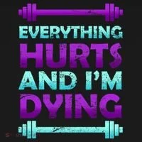Everything Hurts And I'm Dying Exercise Women's Hoodie thumb 2