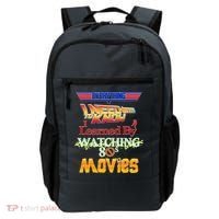 Everything I Need To Know - 80s Movies Backpack thumb 0