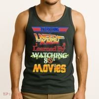 Everything I Need To Know - 80s Movies Tank Top thumb 3