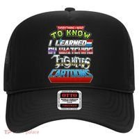 Everything I Need To Know I Learned By Watching Eighties Cartoons Hat thumb 0