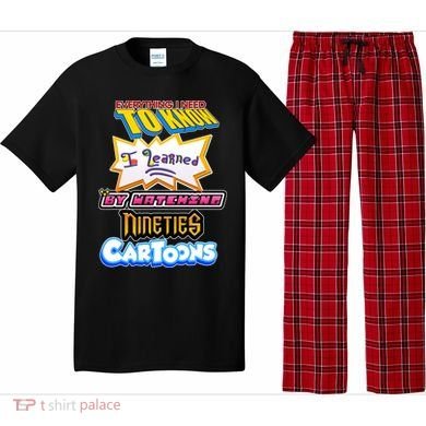 Everything I Need To Know I Learned By Watching Nineties Cartoons Pajama Set