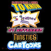 Everything I Need To Know I Learned By Watching Nineties Cartoons Pajama Set thumb 2