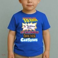 Everything I Need To Know I Learned By Watching Nineties Cartoons Toddler T-Shirt thumb 2