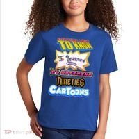 Everything I Need To Know I Learned By Watching Nineties Cartoons Kids T-Shirt thumb 2