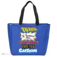 Everything I Need To Know I Learned By Watching Nineties Cartoons Tote Bag thumb 0
