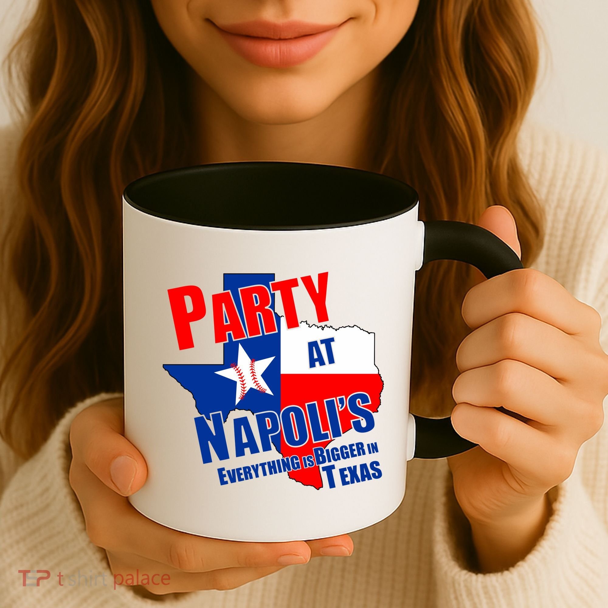 Everything is Bigger In Texas Party At Napoli's Coffee Mug