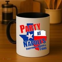 Everything is Bigger In Texas Party At Napoli's Coffee Mug thumb 4