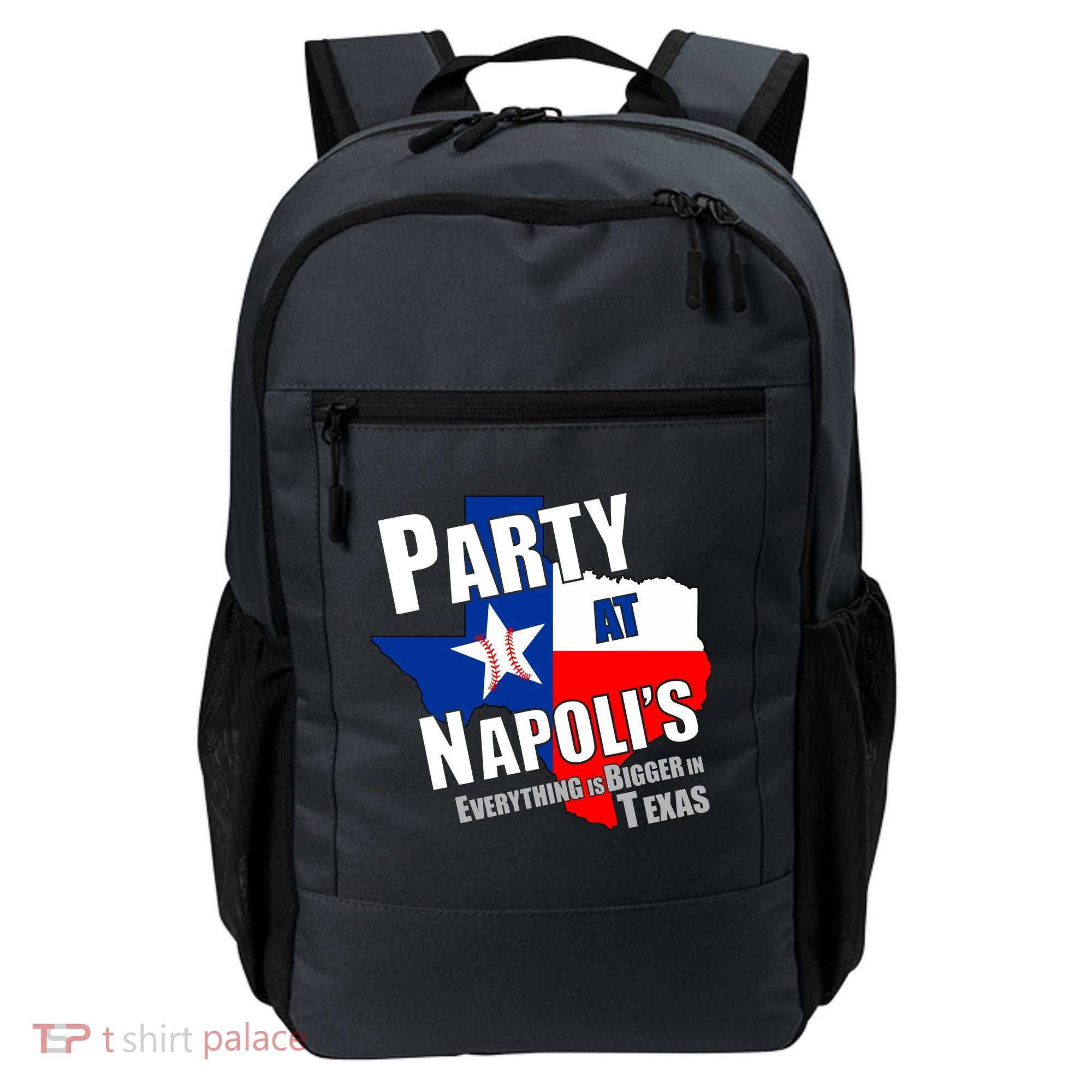 Everything is Bigger In Texas Party At Napoli's Backpack