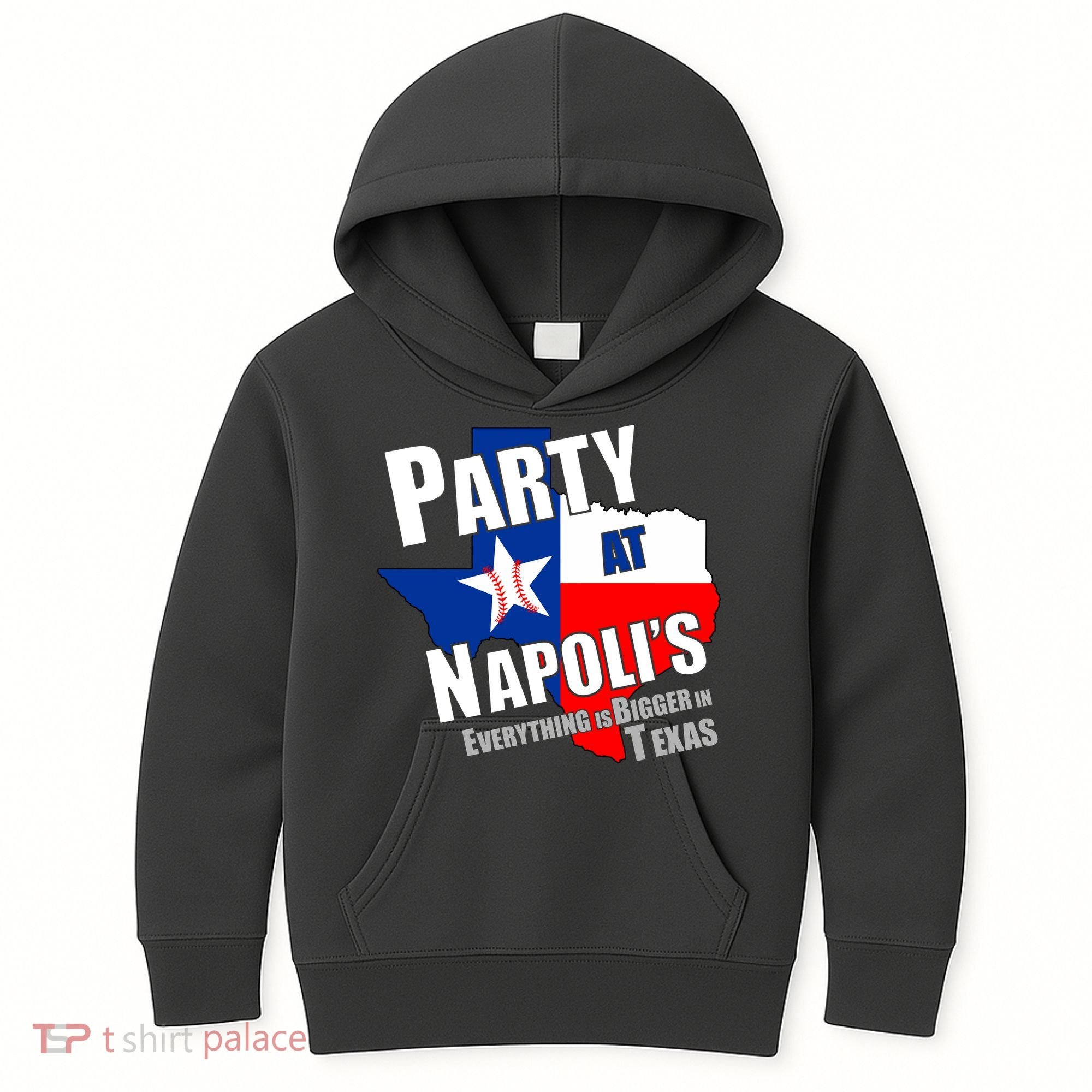 Everything is Bigger In Texas Party At Napoli's Kids Hoodie