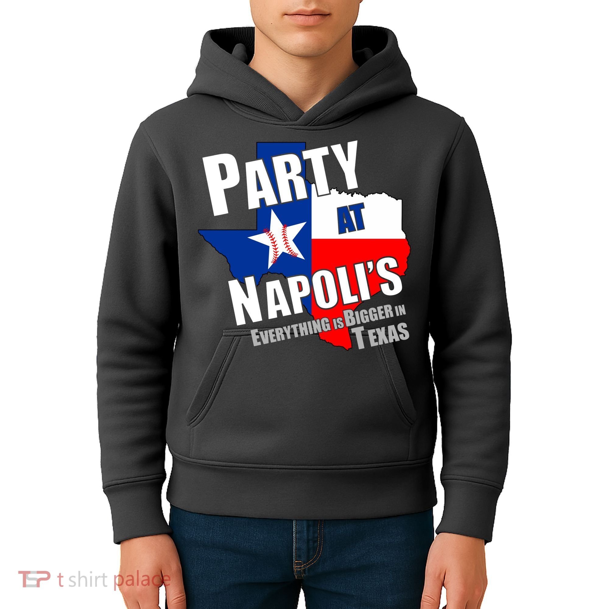 Everything is Bigger In Texas Party At Napoli's Kids Hoodie
