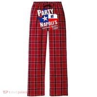 Everything is Bigger In Texas Party At Napoli's Women's Flannel Plaid Pajama Pants thumb 0