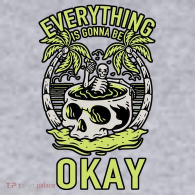 Everything Is Gonna Be Okay Women's Racerback Cropped Tank
