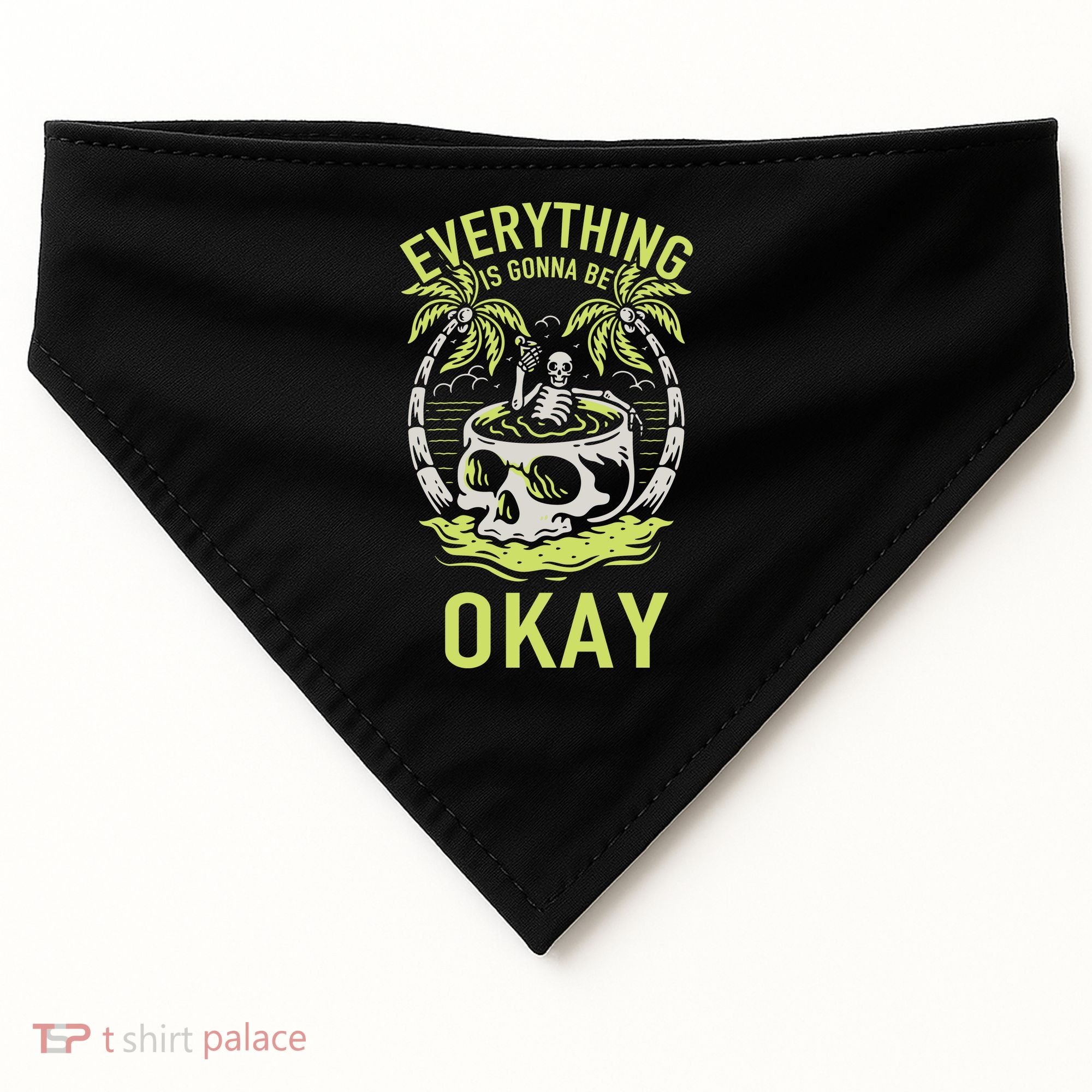 Everything Is Gonna Be Okay USA-Made Doggie Bandana