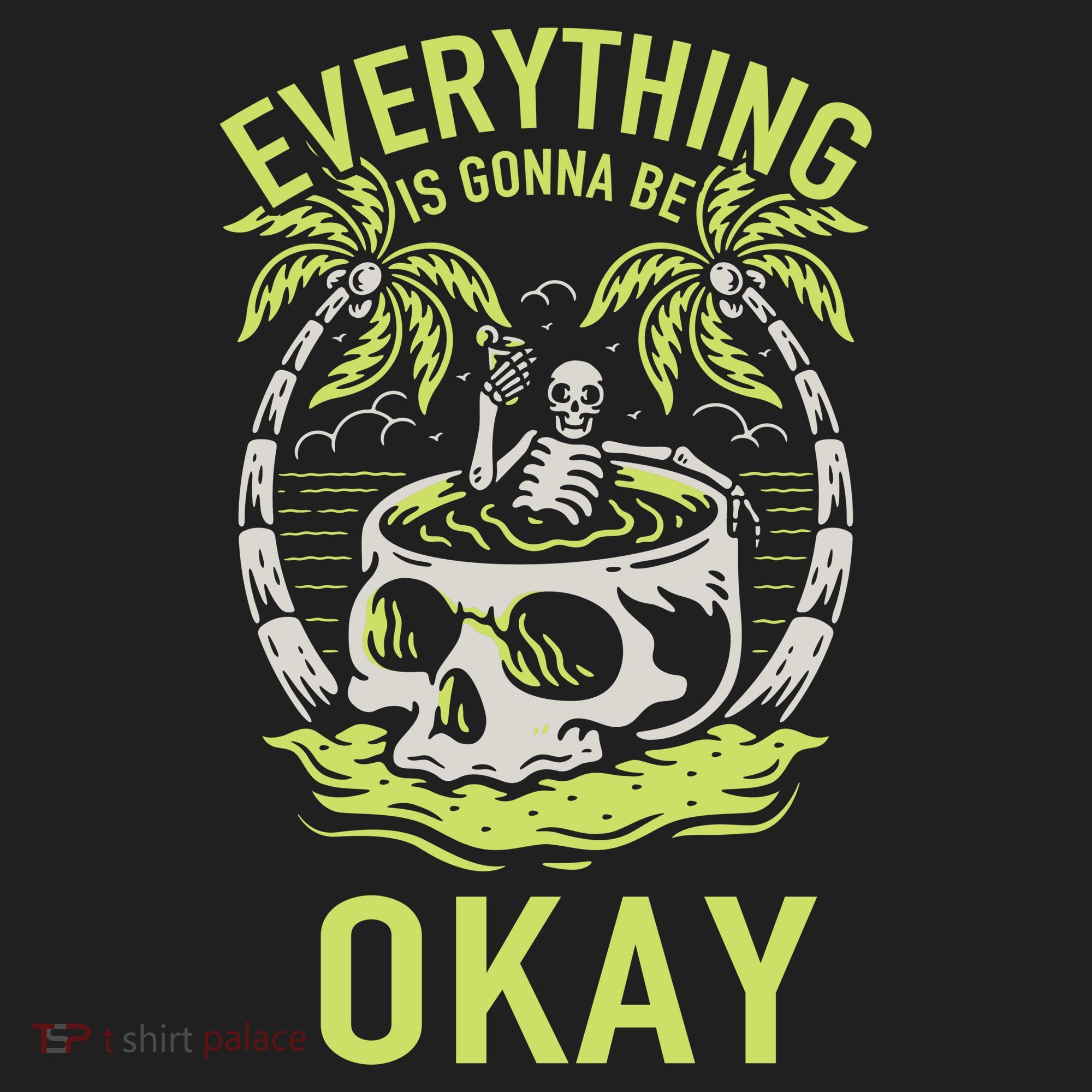 Everything Is Gonna Be Okay Golf Towel