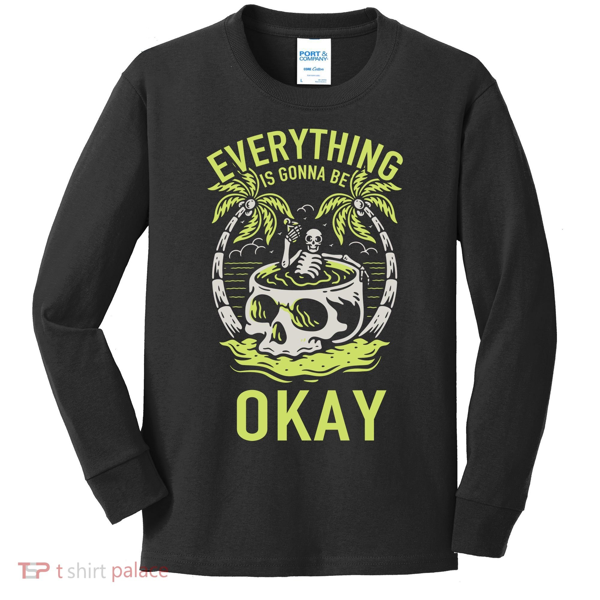 Everything Is Gonna Be Okay Kids Long Sleeve Shirt