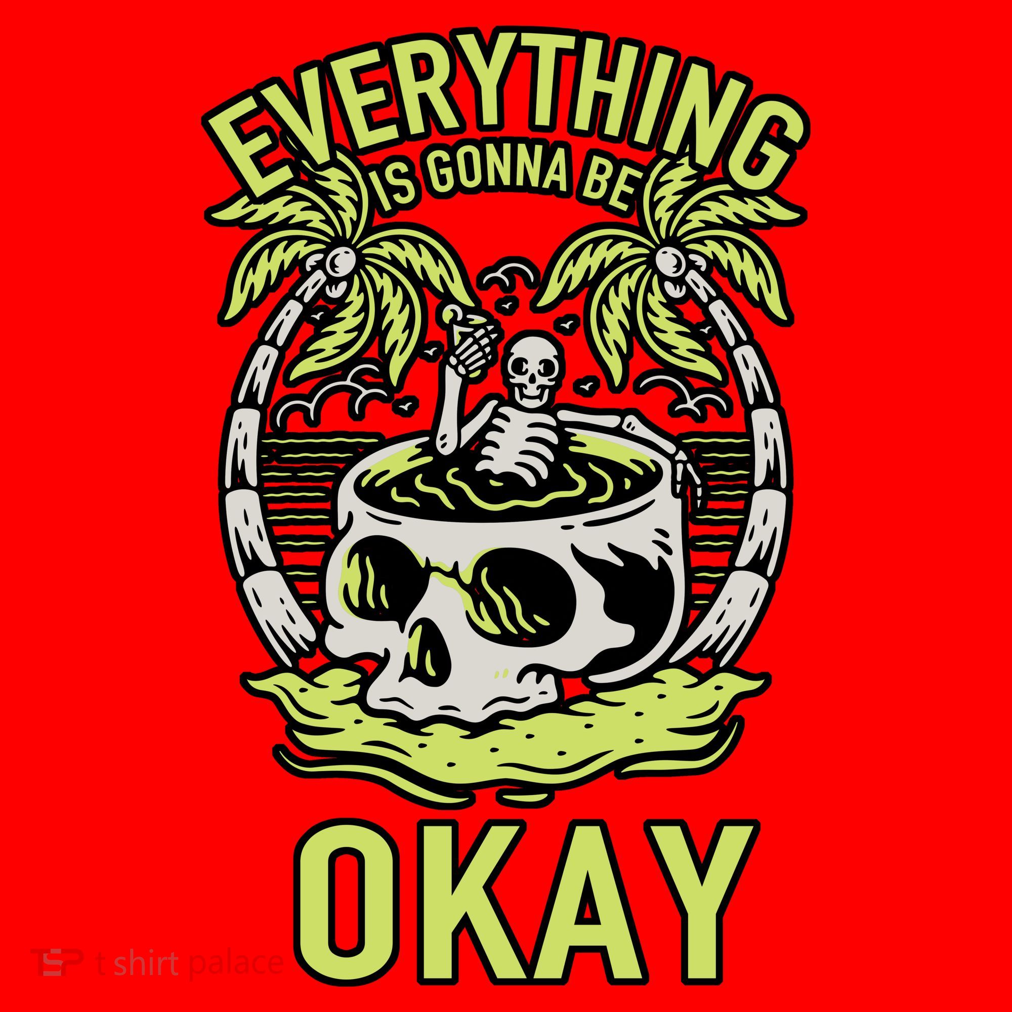 Everything Is Gonna Be Okay Santa Hat