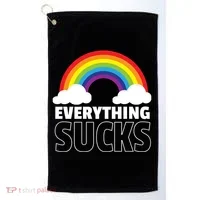 Everything Sucks Golf Towel thumb 0