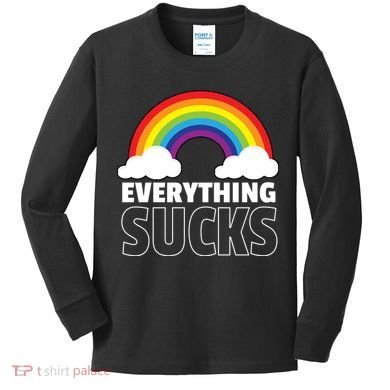 Everything Sucks Kids Long Sleeve Shirt
