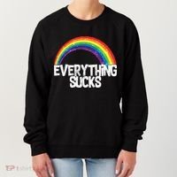 Everything Sucks Rainbow Women's Sweatshirt thumb 0