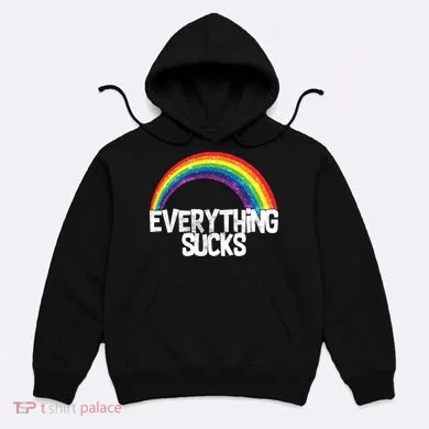Everything Sucks Rainbow Hoodie