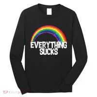 Everything Sucks Rainbow Long Sleeve Shirt thumb 0
