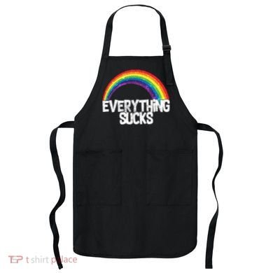 Everything Sucks Rainbow Apron