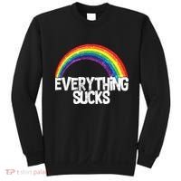 Everything Sucks Rainbow Sweatshirt thumb 0