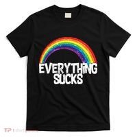 Everything Sucks Rainbow T-Shirt thumb 0