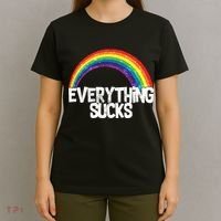 Everything Sucks Rainbow T-Shirt thumb 4
