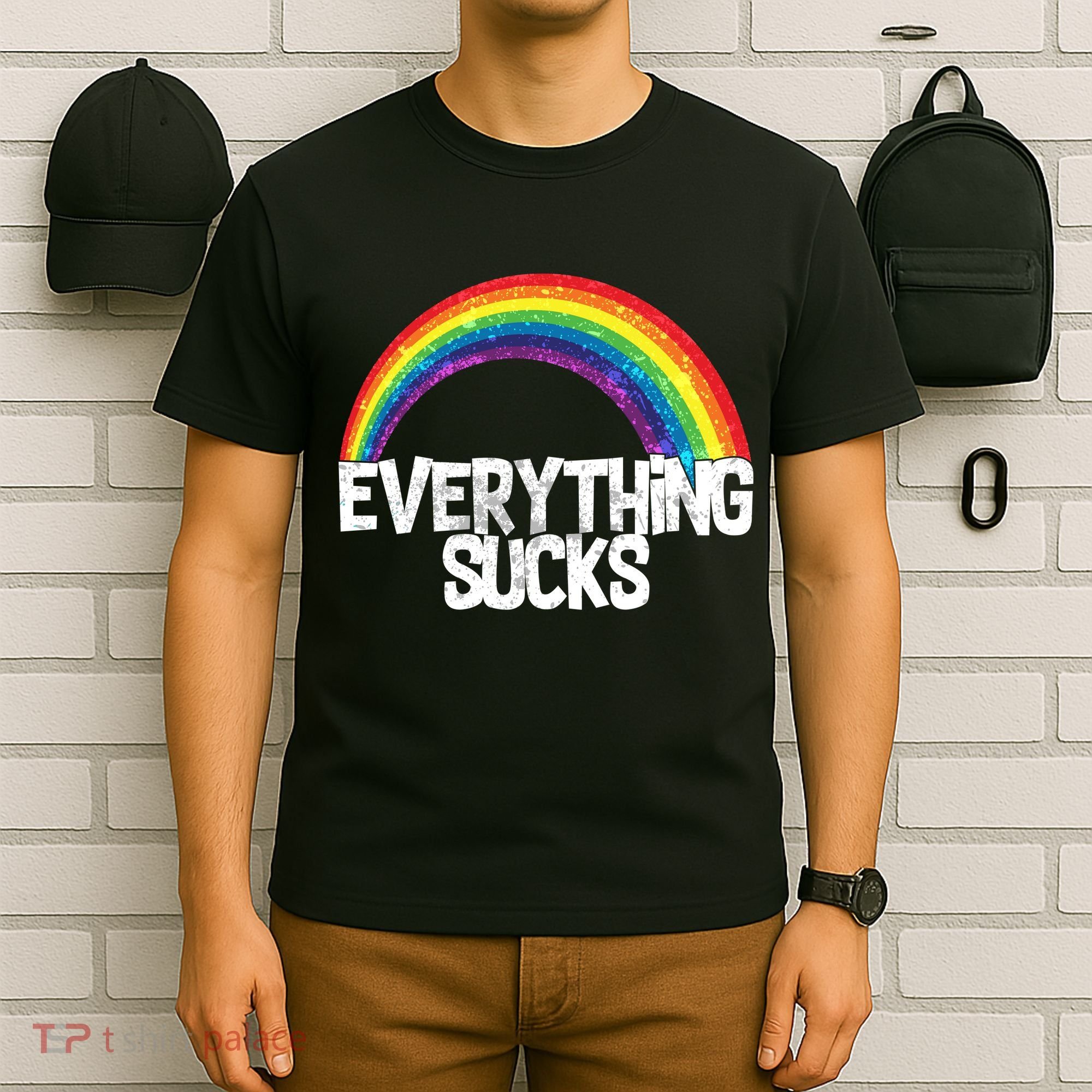 Everything Sucks Rainbow T-Shirt