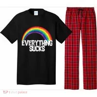 Everything Sucks Rainbow Pajama Set thumb 0