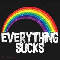 Everything Sucks Rainbow Pajama Set thumb 2