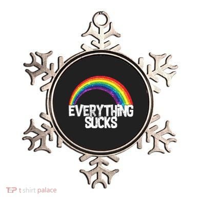 Everything Sucks Rainbow Ornament