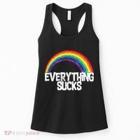 Everything Sucks Rainbow Women's Tank Top thumb 0