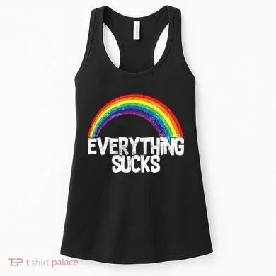 Everything Sucks Rainbow Women's Tank Top