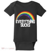 Everything Sucks Rainbow Baby Bodysuit thumb 0