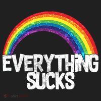Everything Sucks Rainbow Hat thumb 2