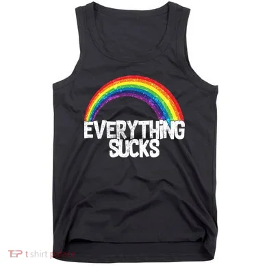 Everything Sucks Rainbow Tank Top
