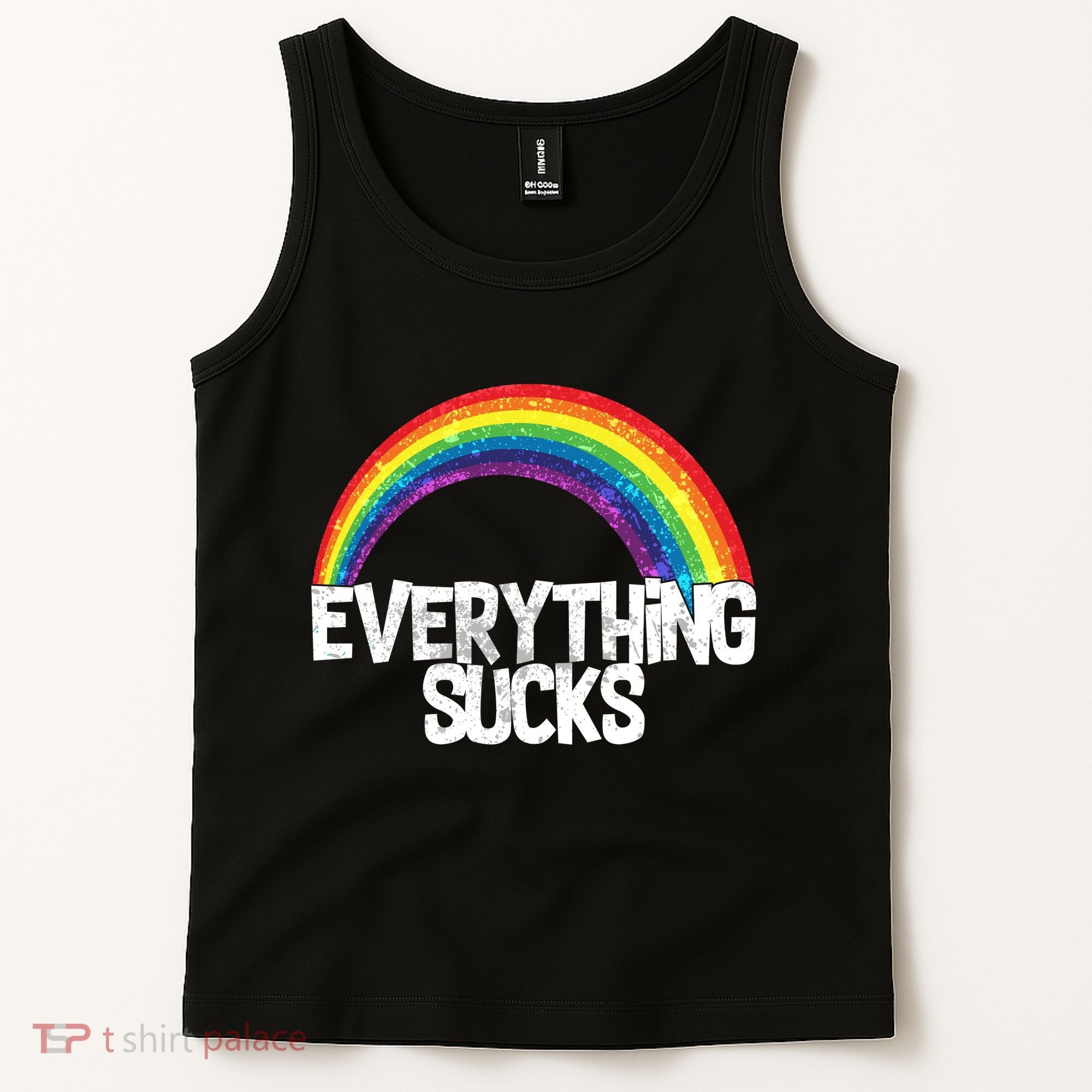 Everything Sucks Rainbow Tank Top