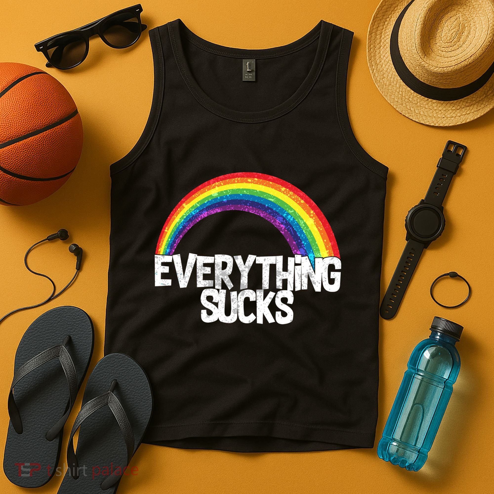 Everything Sucks Rainbow Tank Top