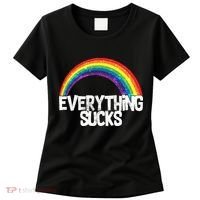 Everything Sucks Rainbow Women's T-Shirt thumb 0
