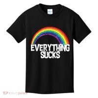 Everything Sucks Rainbow Kids T-Shirt thumb 0