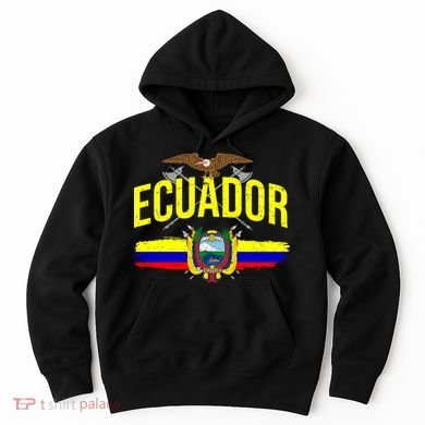 Ecuador Vintage Flag Hoodie