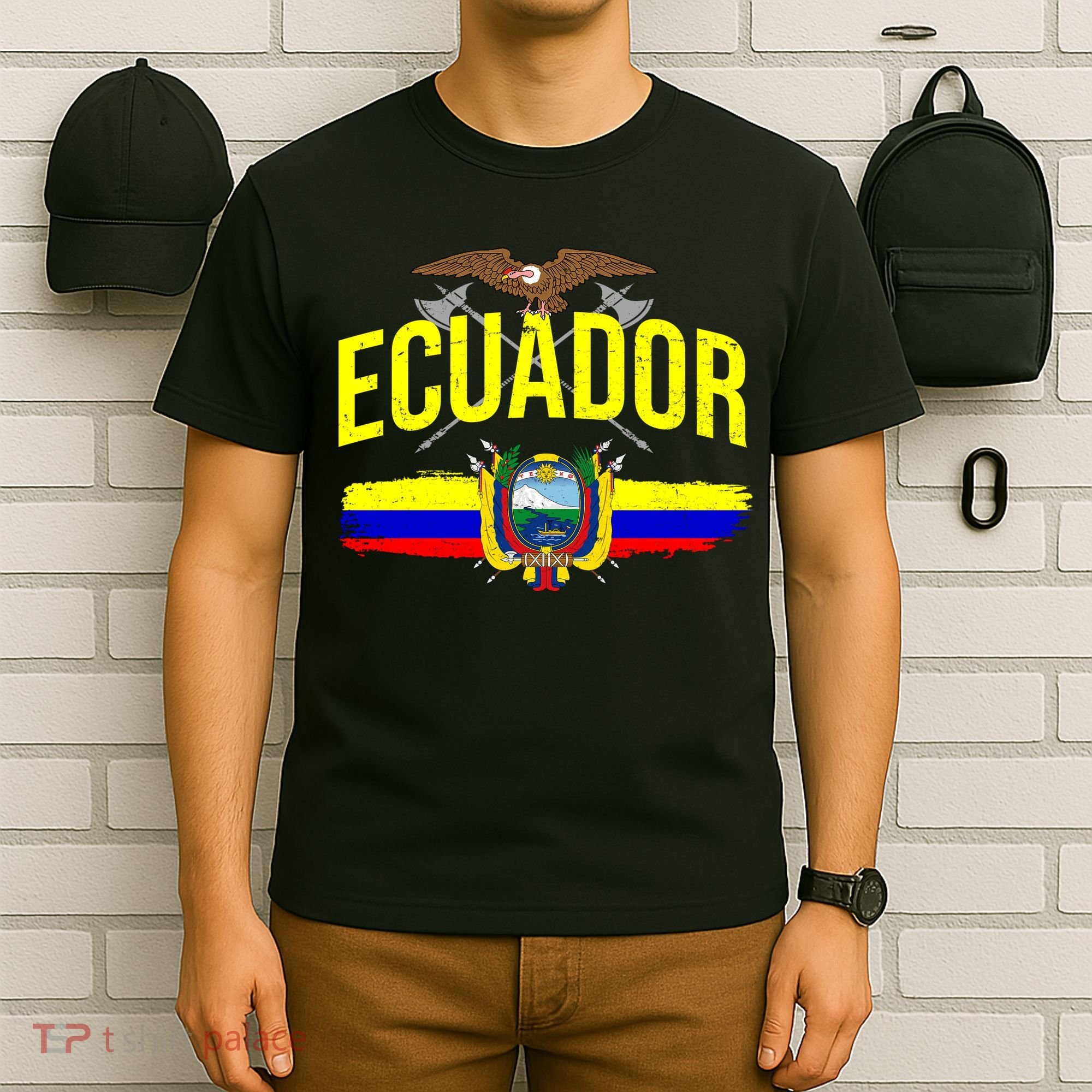 Ecuador Vintage Flag T-Shirt
