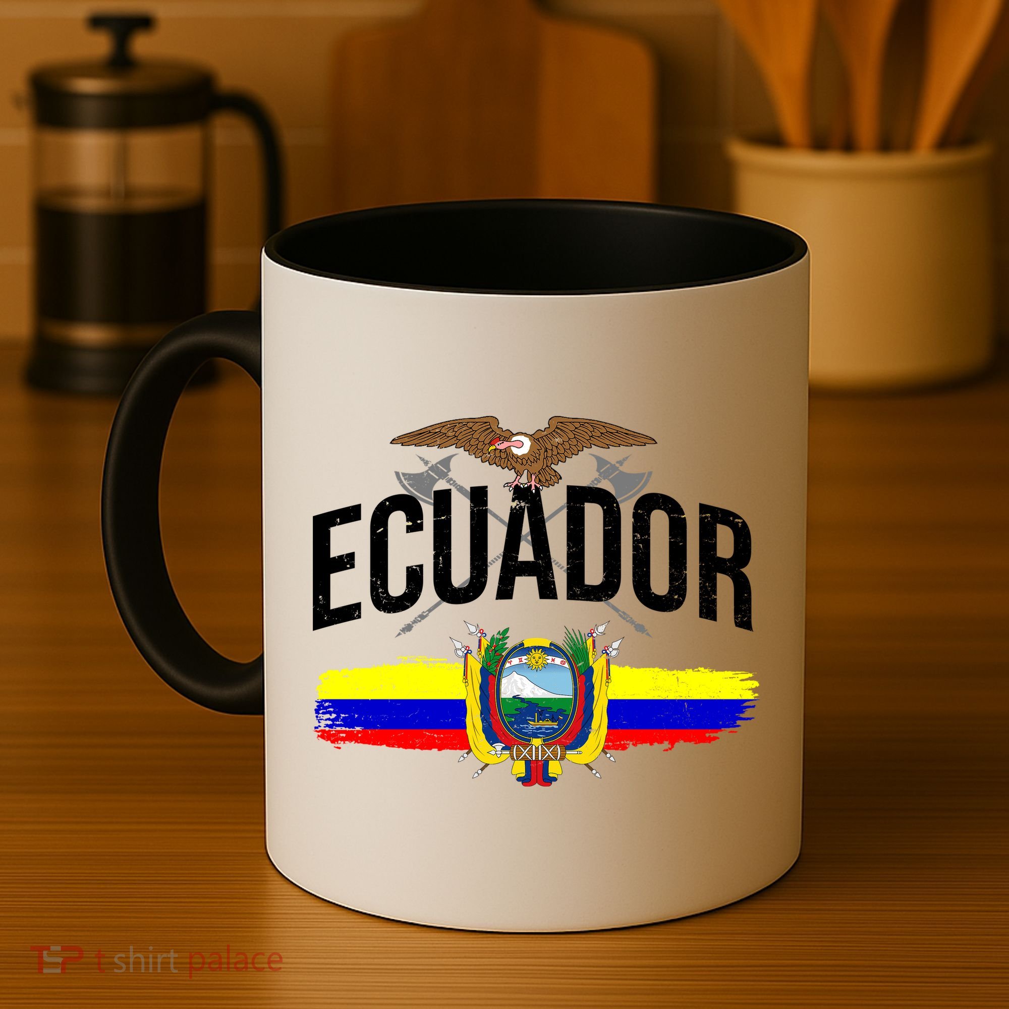 Ecuador Vintage Flag Coffee Mug