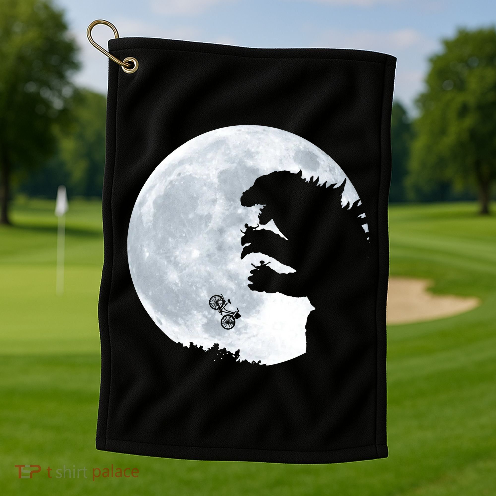 E.T Vs. Monster Golf Towel