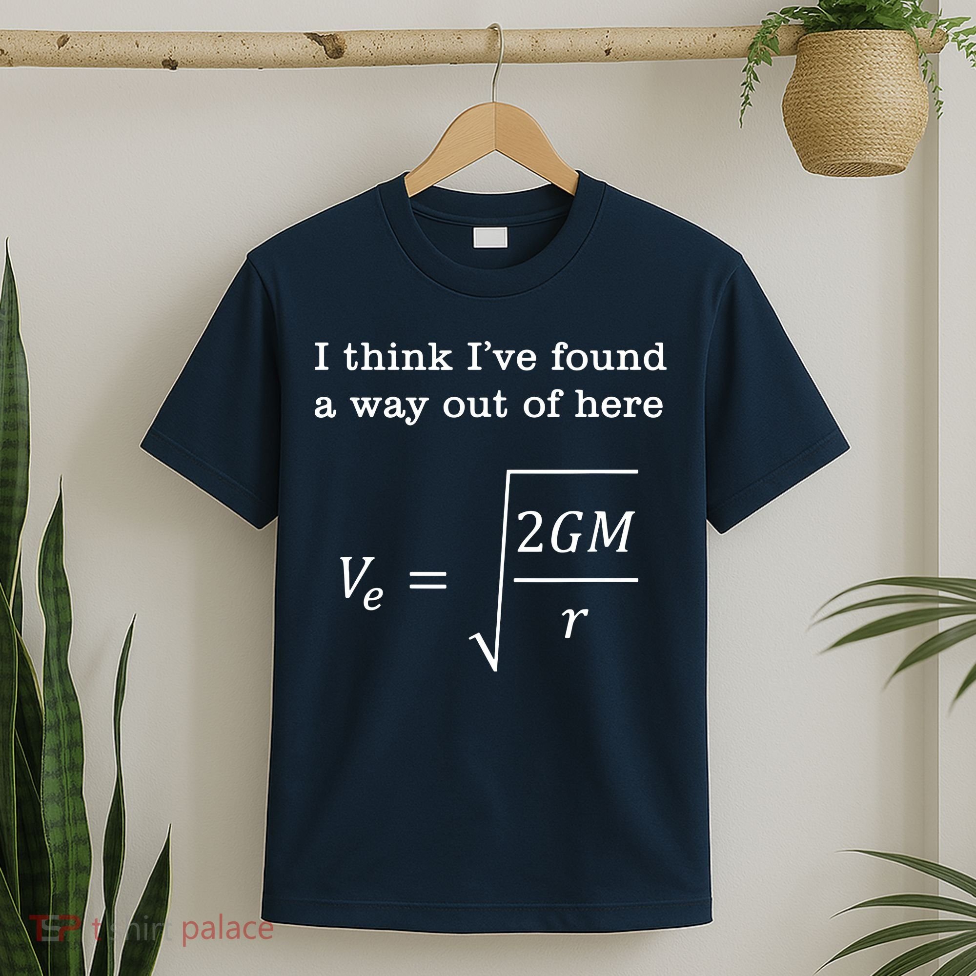 Escape Velocity Gravity Physics Engineer T-Shirt
