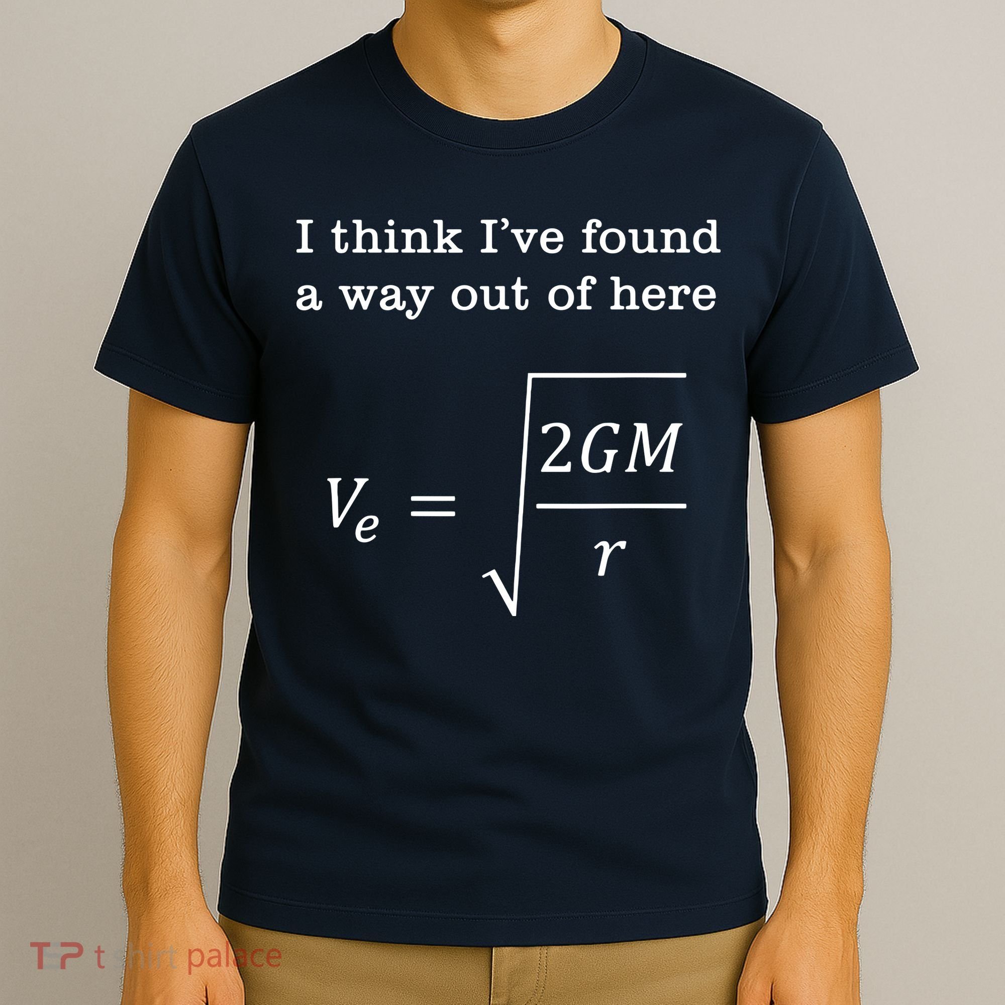 Escape Velocity Gravity Physics Engineer T-Shirt